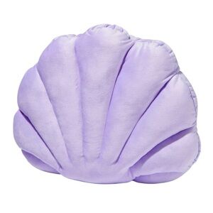"Fo' Shore" Mermaid Shell Shaped Pillow - NWT